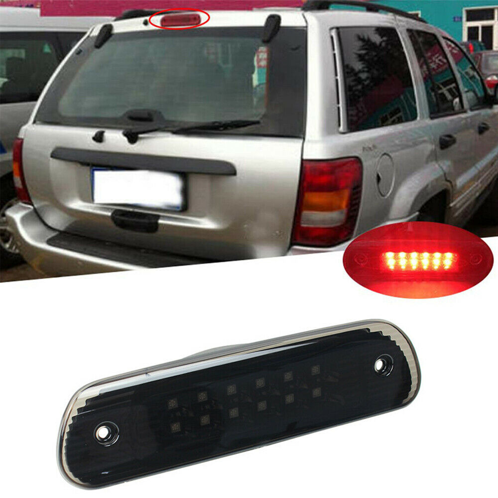 For 1999-2004 Jeep Grand Cherokee Red LED 3rd Third Brake Light Rear Cargo Lamp