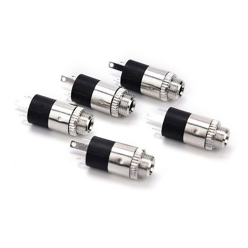 5X PJ392 3.5mm Stereo Female Sockect Jack 3.5 Audio Headphone Connector Fad