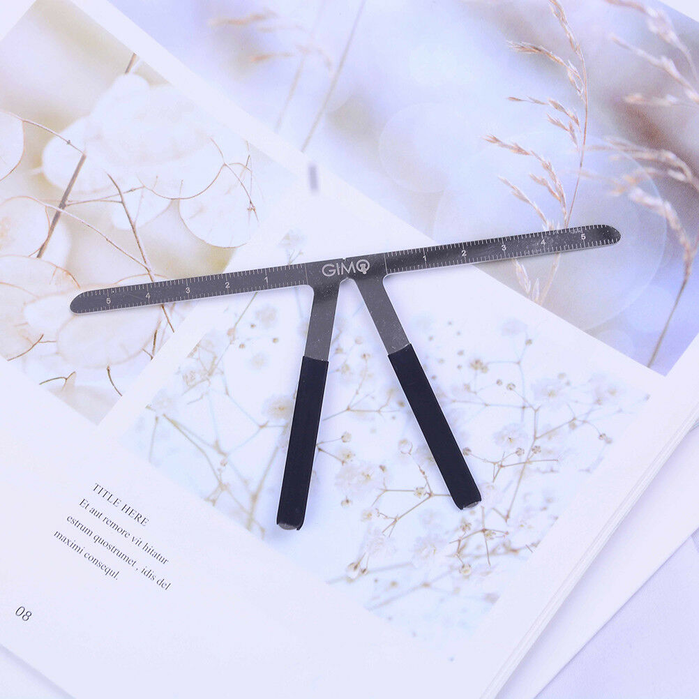 Microblading Eyebrow Stencil Makeup Reusable Measuring Shaper Tattoo Rule Tt