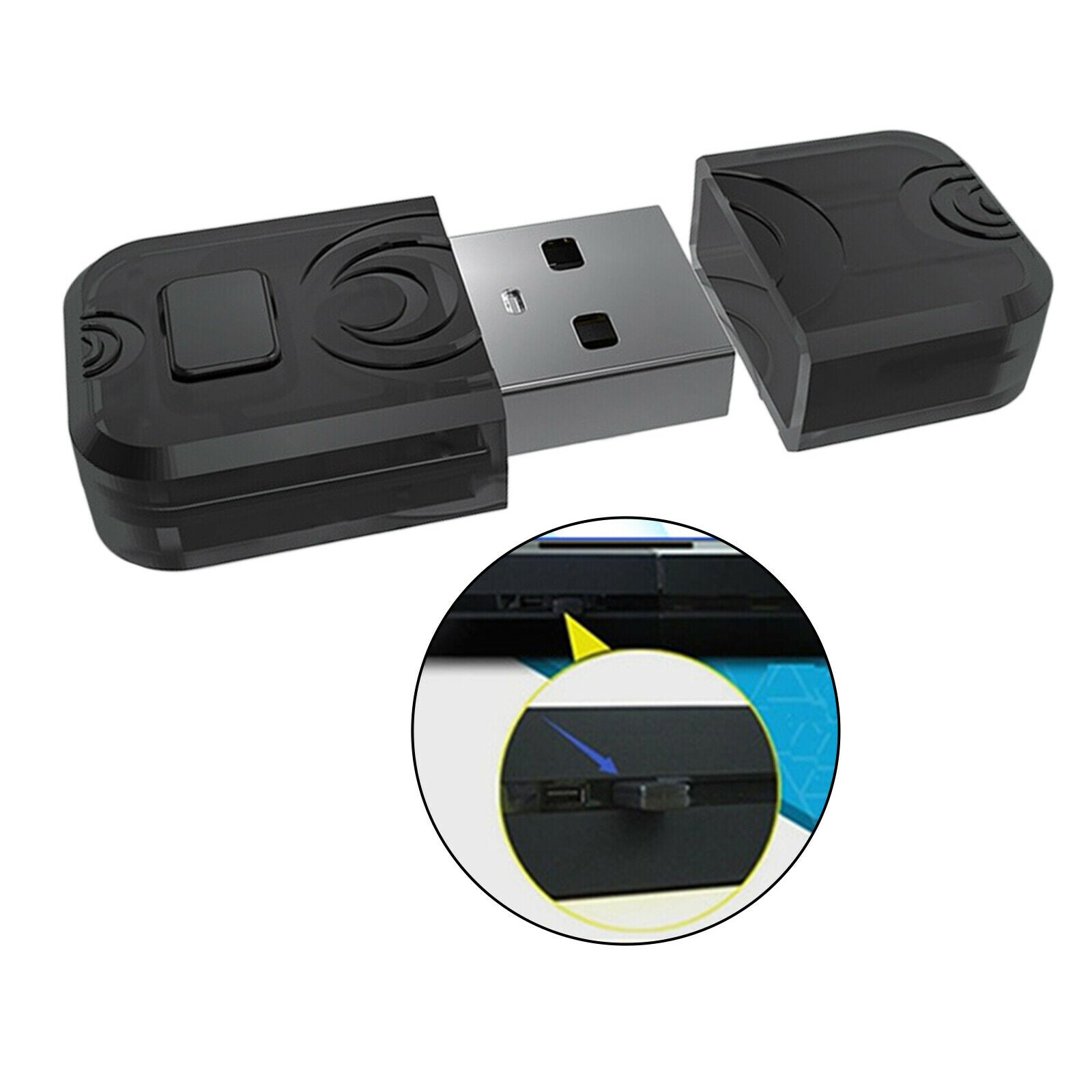 Wireless Bluetooth 2.1 HIFI Transmitter Dongle For PS5/4 PC Contreoller
