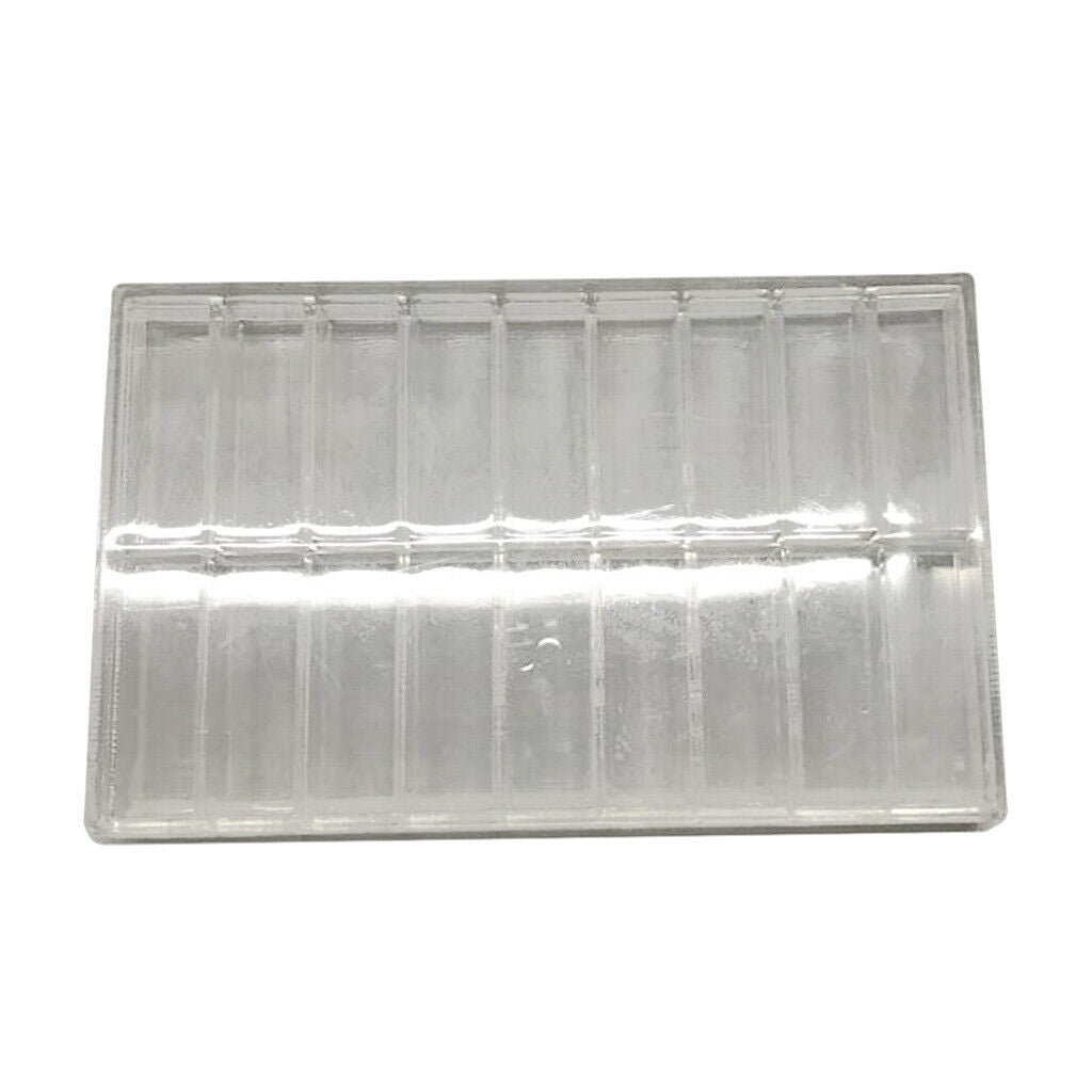 10 Pieces Bulk Plastic Case Watch Repair Spring Bar Tool Organizer Box