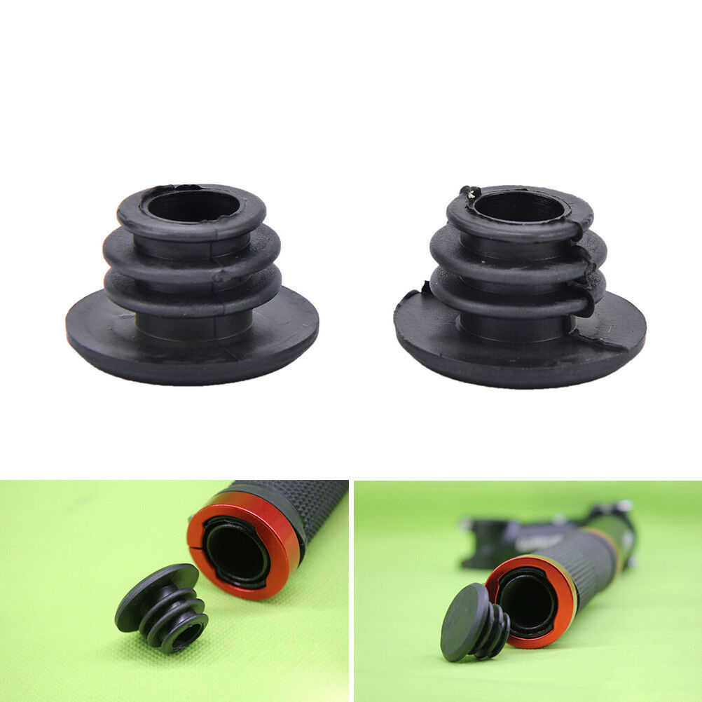 1 Pair Cycle Road Bicycle Handlebar End Lock-On Plugs Bar Grips Caps Cove.l8