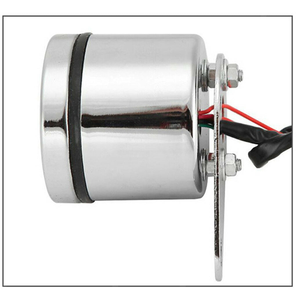 Universal Motorcycle Tachometer Oil Fuel Level Gauge Meter LED Digital