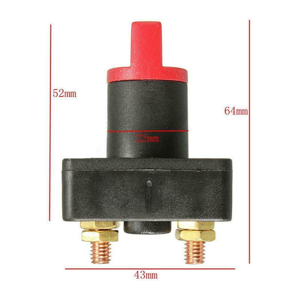 Car Vehicle 300A Battery Disconnect Switch Master Power Isolator Switch C#P5