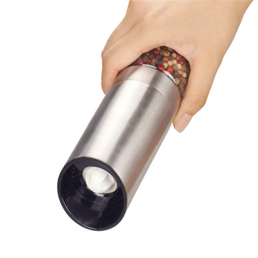 Electric Cooking Salt and Pepper Grinder Gravity Sensor Pepper Mill Kitchen Tool