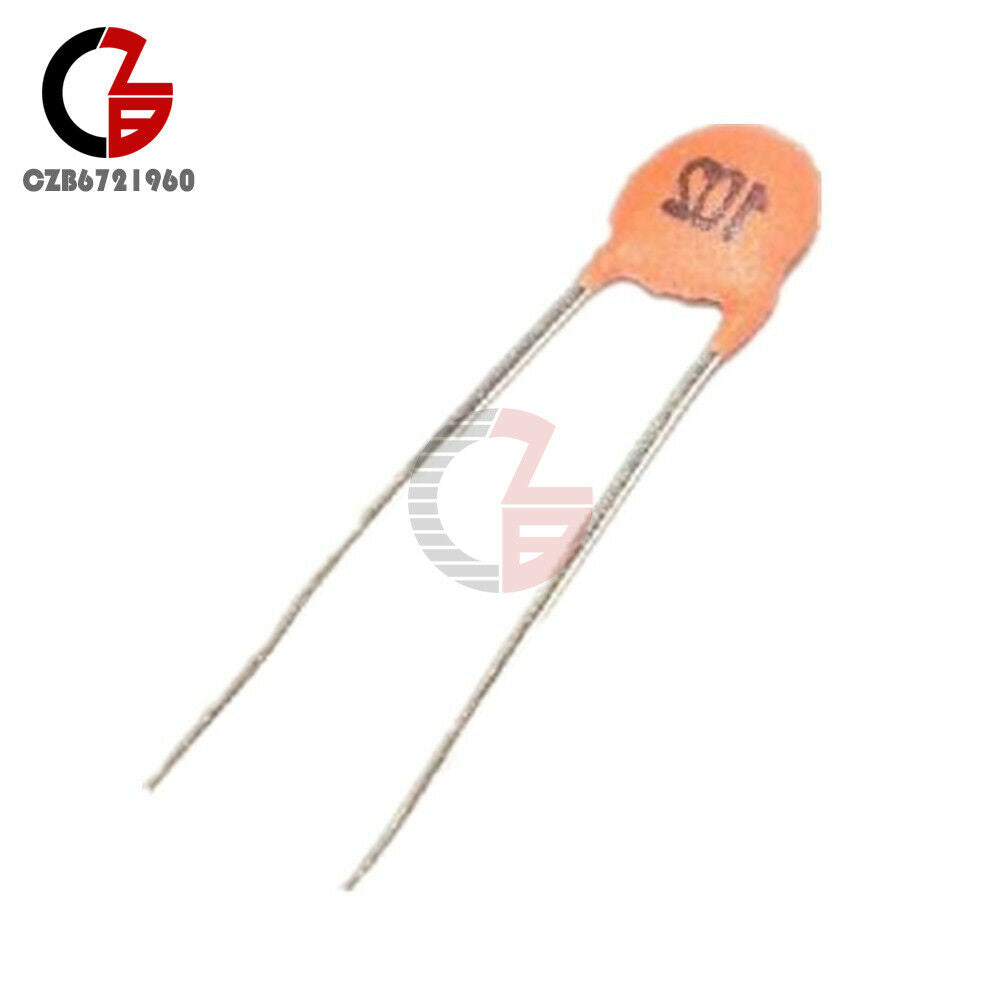 100PCS 1000pF (1nF) 102 Ceramic Capacitor 50V DIP Round Disc