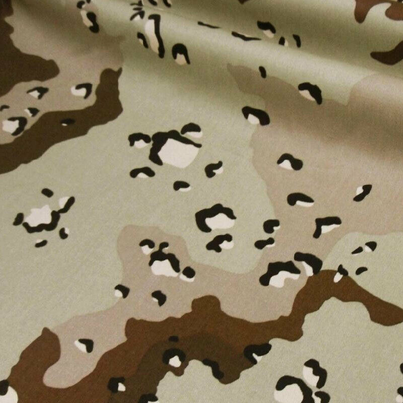 1.48M Width Desert Spot Camouflage Fabric Cotton Twill Camo Cloth Military DIY