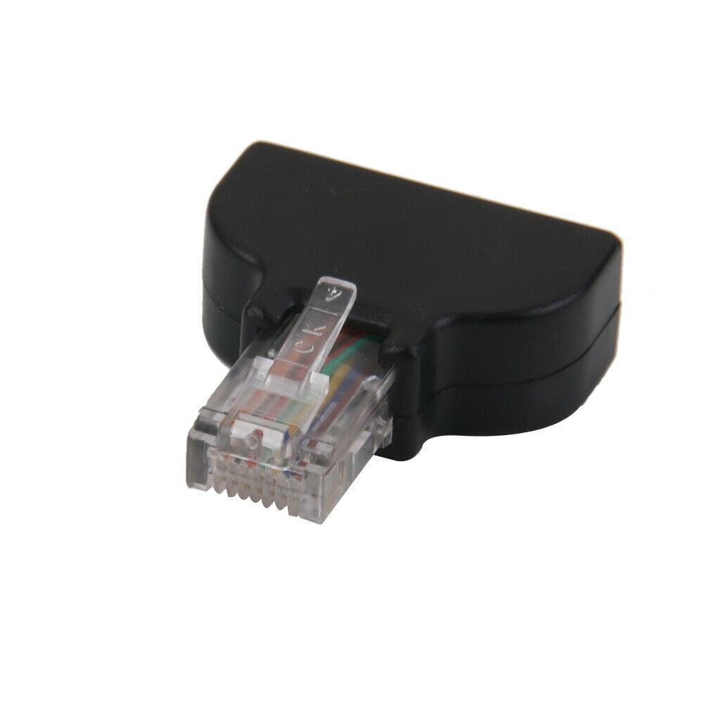 Generic RJ45 Male Plug to AV 8 Pin Screw Terminal Adapter Block ADAPTER