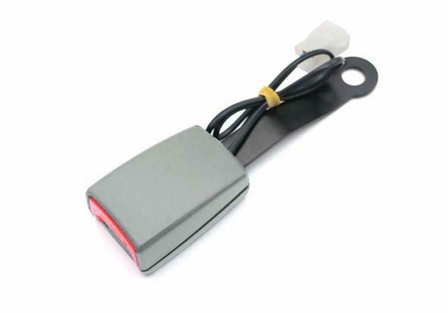 Car Seat Belt Lock Padding Socket Plug Connector with Disconnect Warning Cable