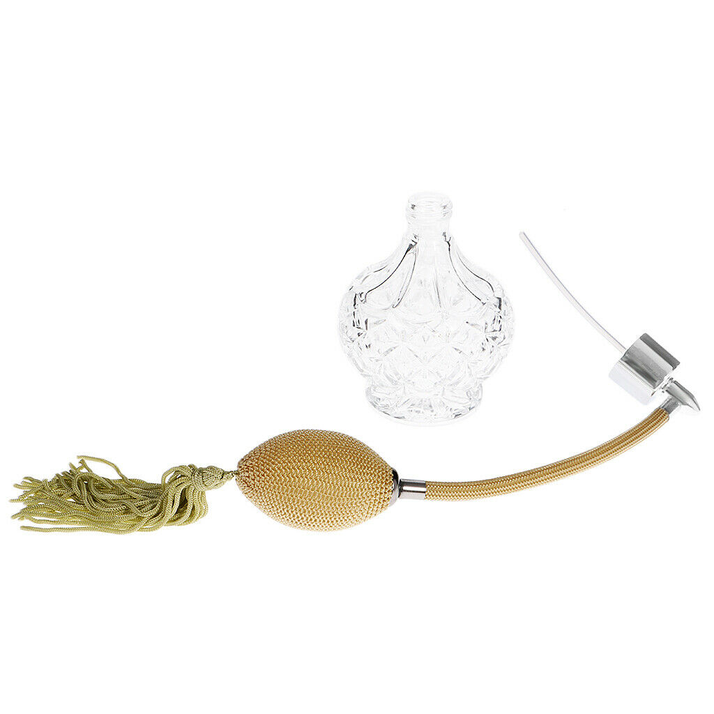 Refillable Perfume Atomizer Bottle Crystal Star with Tassel 100ml Travel