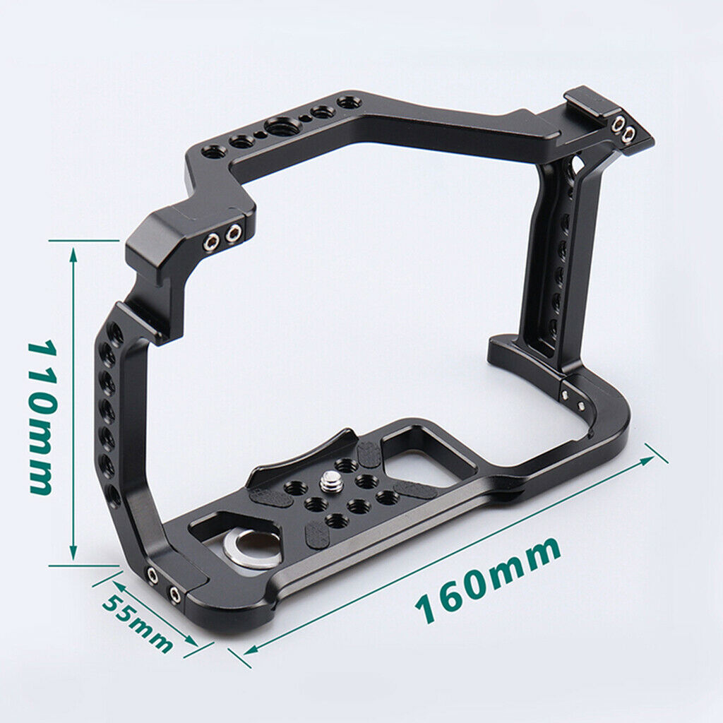 Camera Cage Anti-Deflection Quick Release Plate for for Canon EOS R5 R6 DSLR