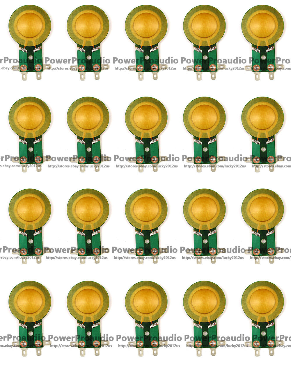 20pcs/lot 25.4mm Hiqh Quality diaphragm 8ohm for Foster N30,025N08, 025H27