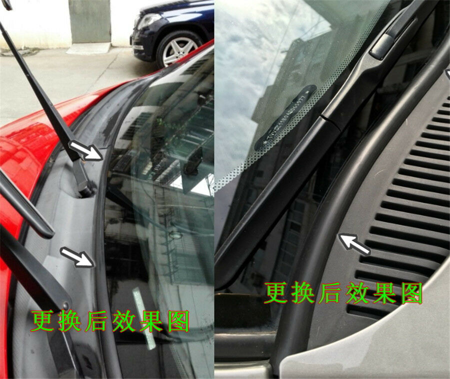 Car Ageing Rubber Seal Under Front Windshield Panel Sealed Trim Moulding Strips