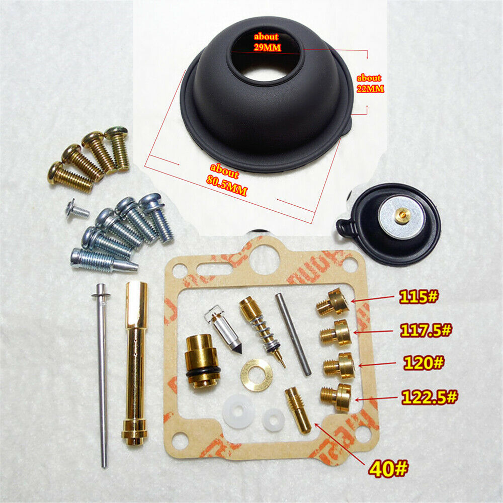 Carb Carburetor Repair Kit For YAMAHA Virago XV750 1988~1996 1997 1998 Universal