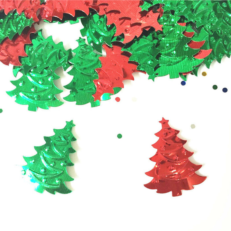 Christmas Table Confetti Table Decorations Christmas Tree Xmas Party Decor