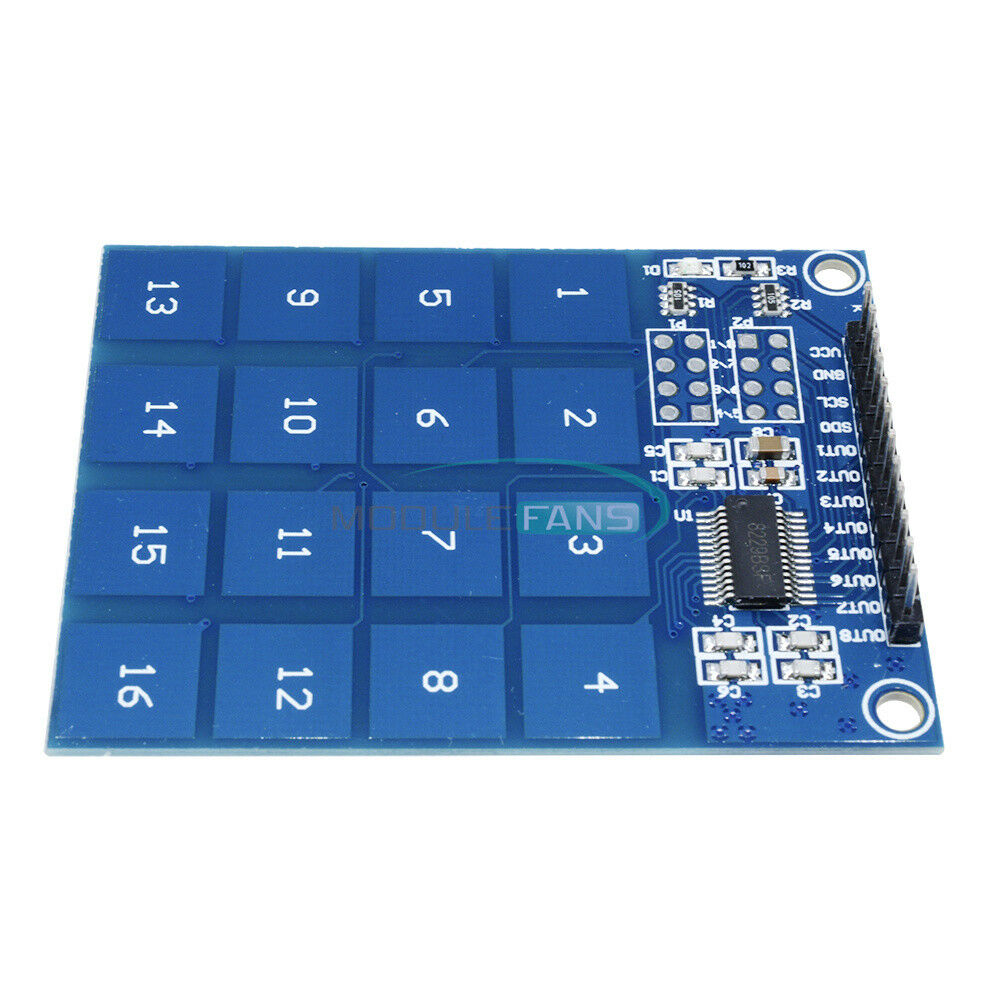 2PCS For Arduino TTP229 16 Channel Digital Capacitive Touch Switch Sensor Module