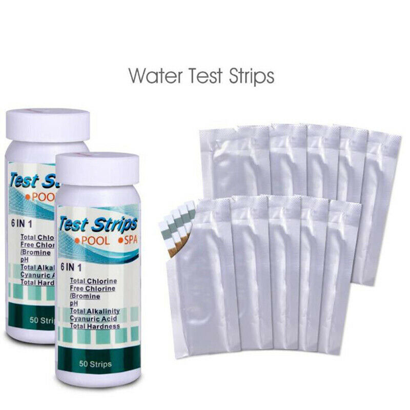 6 In 1 Multipurpose Chlorine PH Test Strips SPA Swimming Pool Water Tester P NC