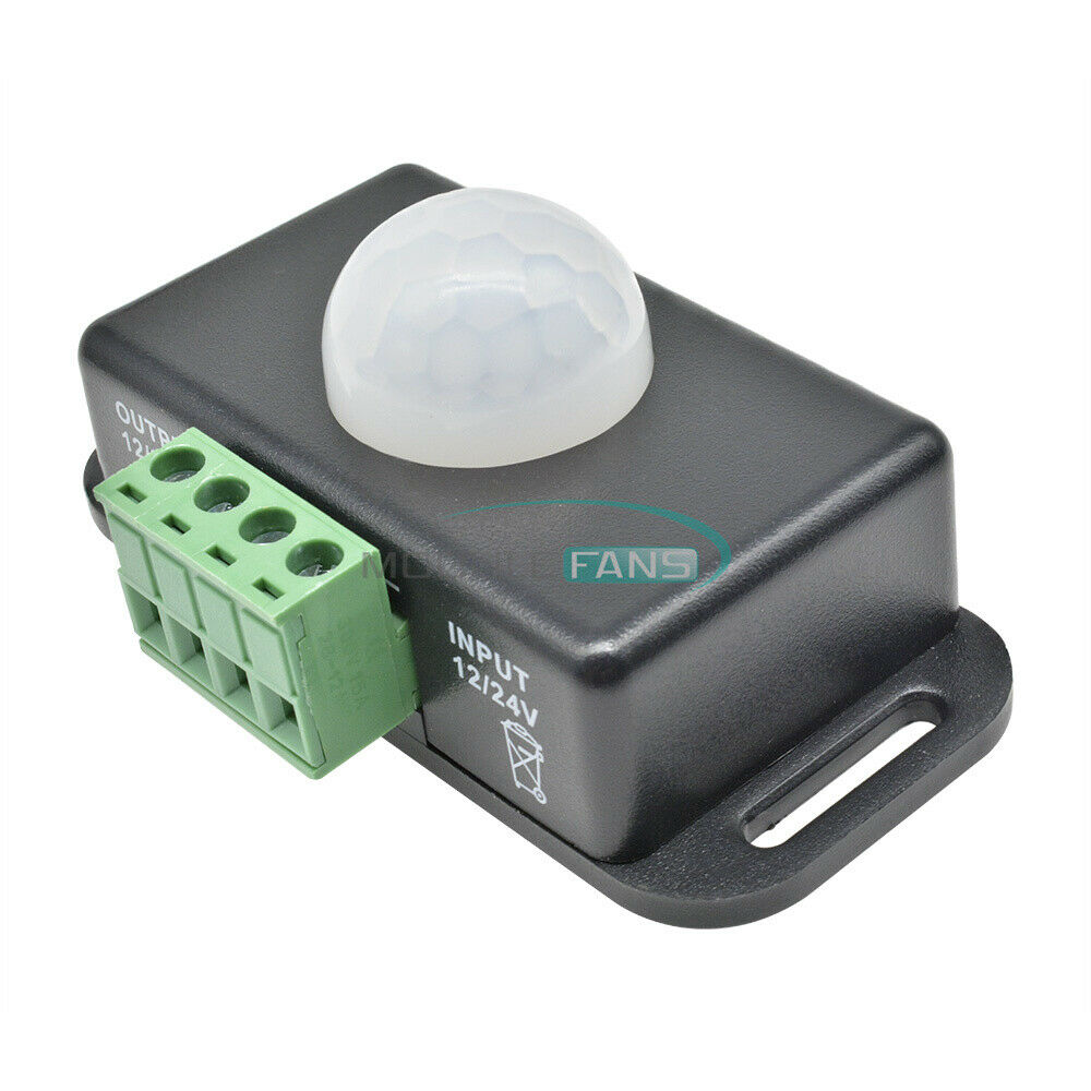 Automatic DC 12V-24V 8A Infrared PIR Motion Sensor Switch For LED light Stylish