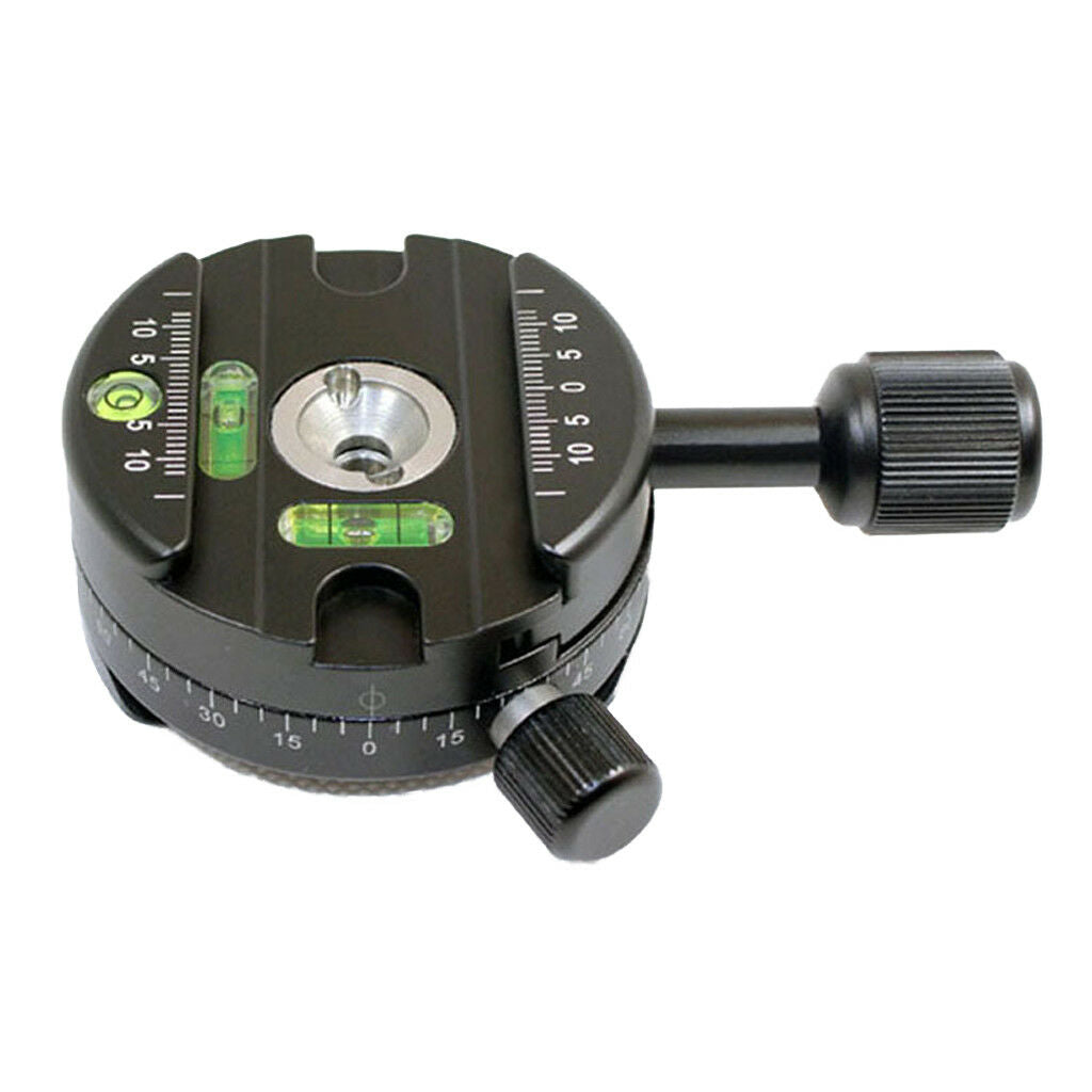 Panoramic Gimbal Tripod Ball Head with 3/8" Quick Release Plate for Tripod