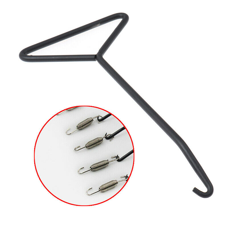 1Pcs T-Handle Exhaust Stand Spring Hook Puller Tool Motorcycle Kart Bike .l8