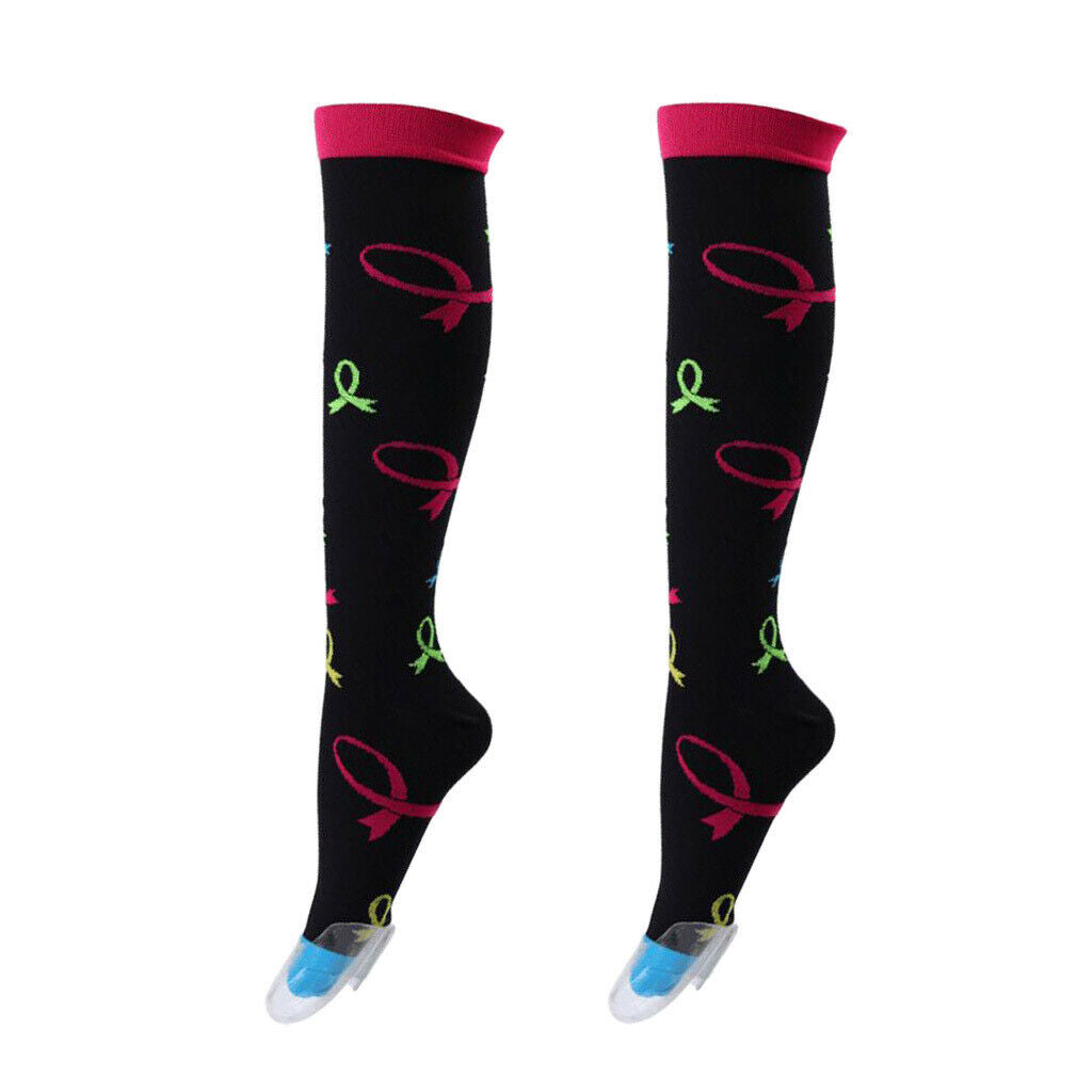 Unisex Compression Socks Long Calf Sleeves Knee-High Sports Stockings S M