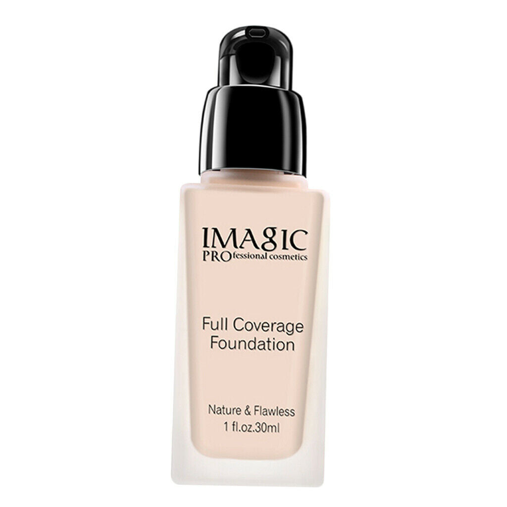 30ml Primer Liquid Foundation Spots Wrinkles Concealer Contour Natural Buff