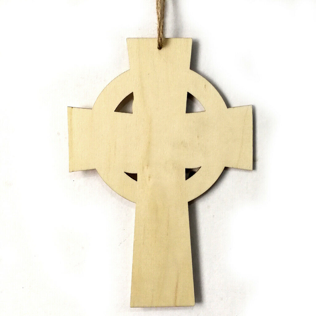 Rope DIY Wood Shamrock Cross St. Patrick's Day Decor