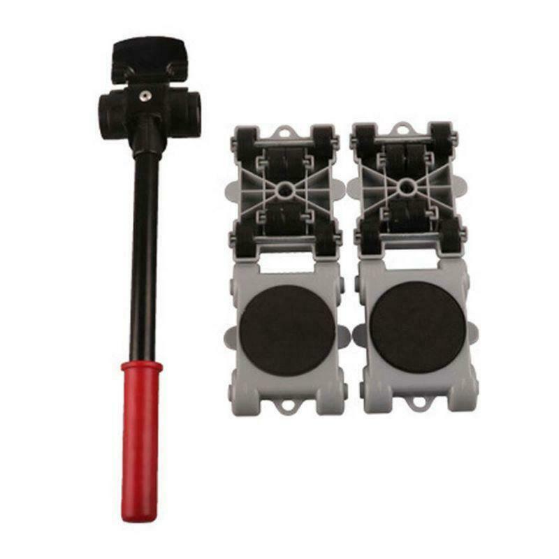 8pcs Furniture Mover Tool Set Transport Shifter Lifter Wheel Heavy Stuffs Moving