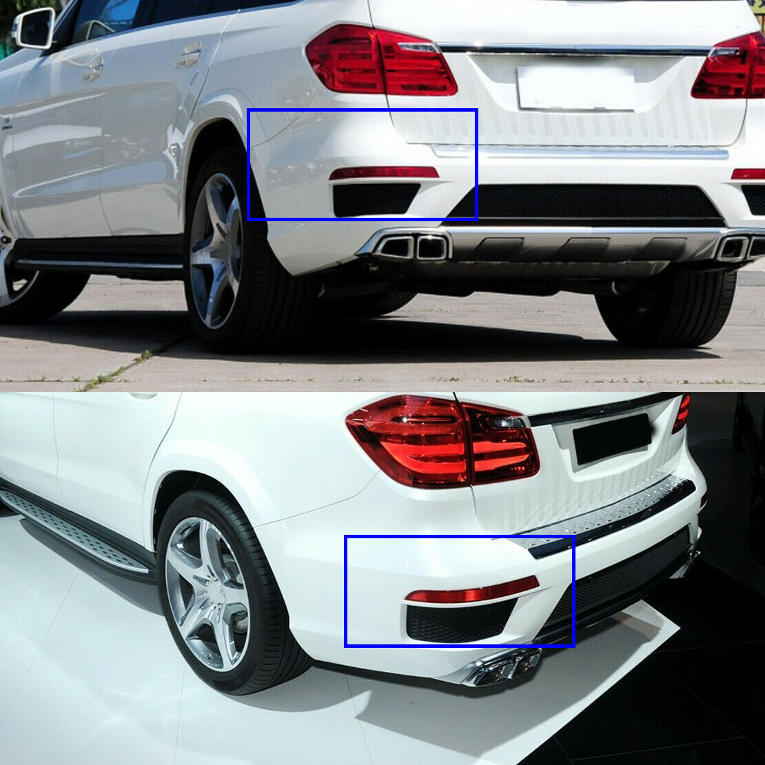 Car Left Rear Bumper Reflector Red Lens Fit For Mercedes GL X166 GL320 2013-2016