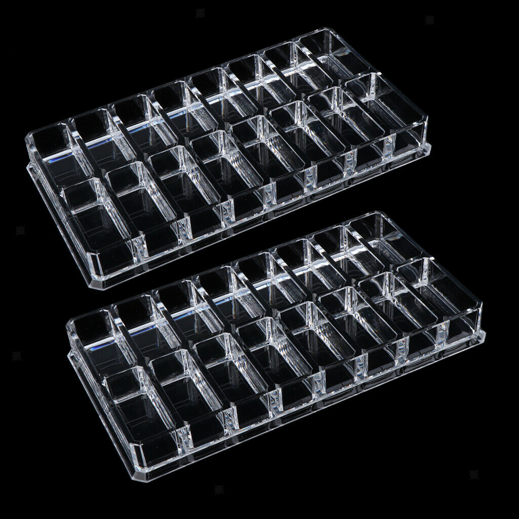 Lots 2 Compact Display Holder Organizer for Blush Highlighter Palette Pallet
