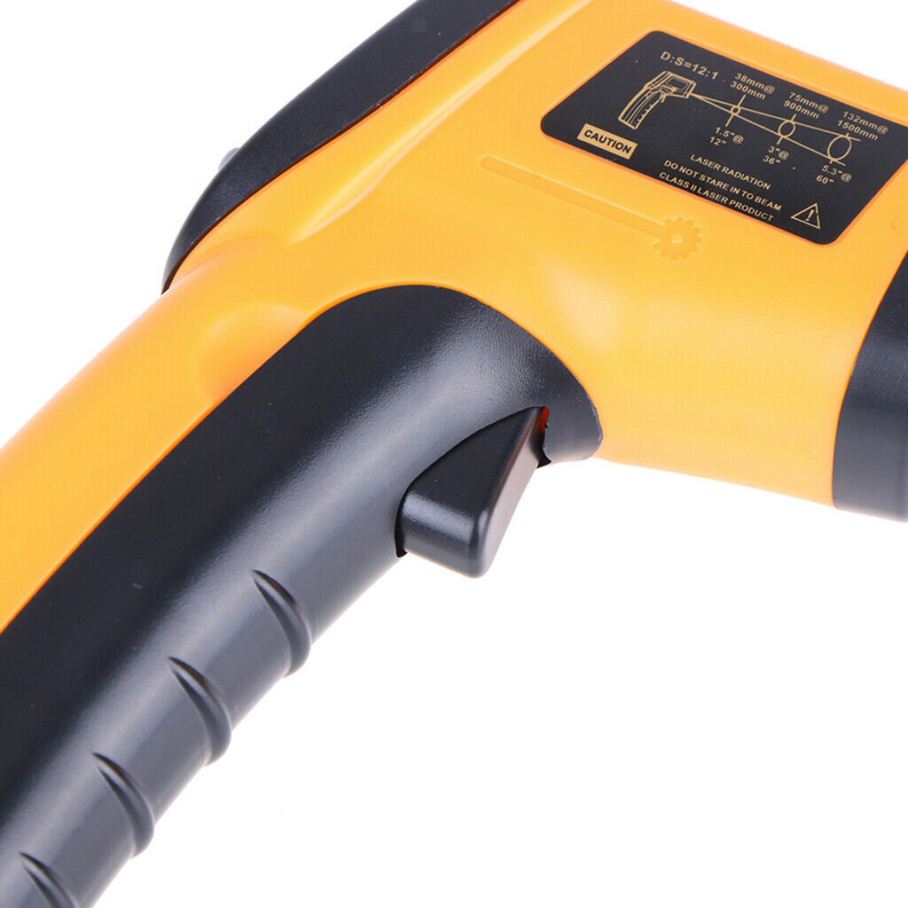 2/Pack LCD Digital Dispaly Infrared Thermometer Gun Industrial Pyrometer