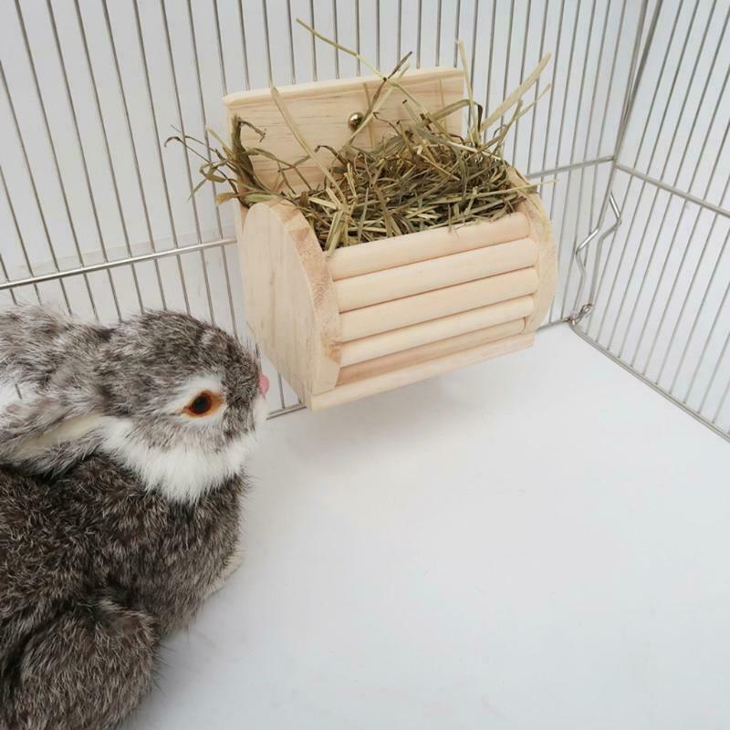 Bunny Hay Grass Feeder Feeding Bowls for Rabbit Guinea Pig Cage Accessories