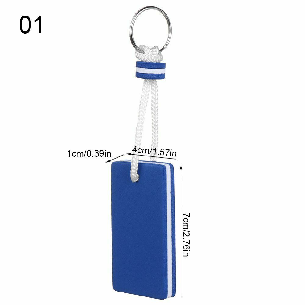 Water Floating Keychain Sailing Fishing Keyring Key Pendant Pool Parts