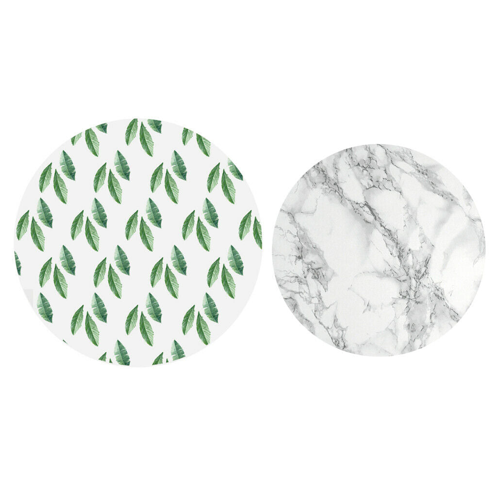 2x Non-Slip Tablecloth Round Table Cover Cloth Dinner 120cm/150cm Decorative