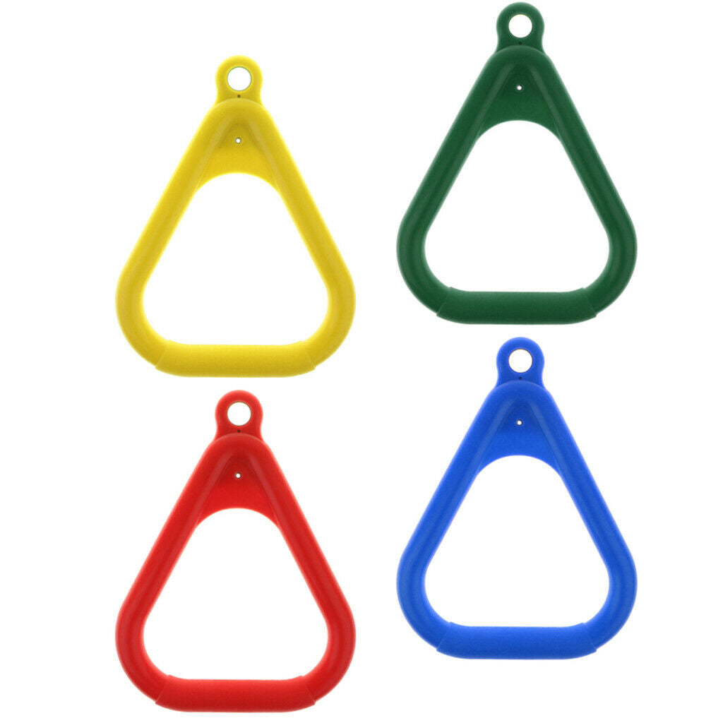 4 PackTrapeze Swing Bar Rings, Heavy Duty Swing Set Accessories, 120kg Load