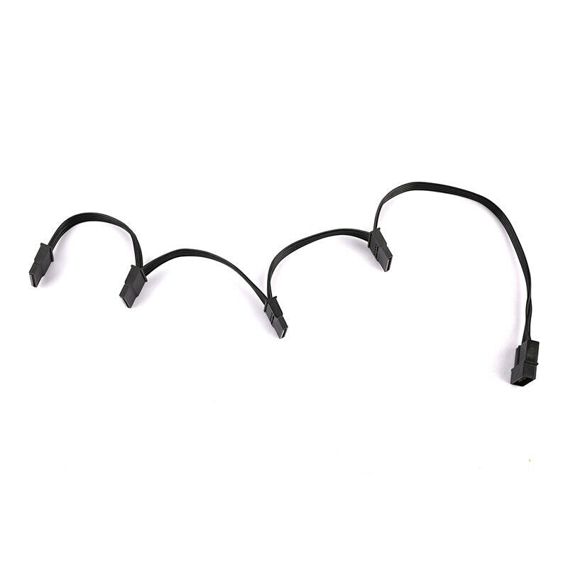 DIY Molex 4pin IDE 1 to 5 SATA 15Pin Hard Drive Power Supply Splitter Cable C Lt