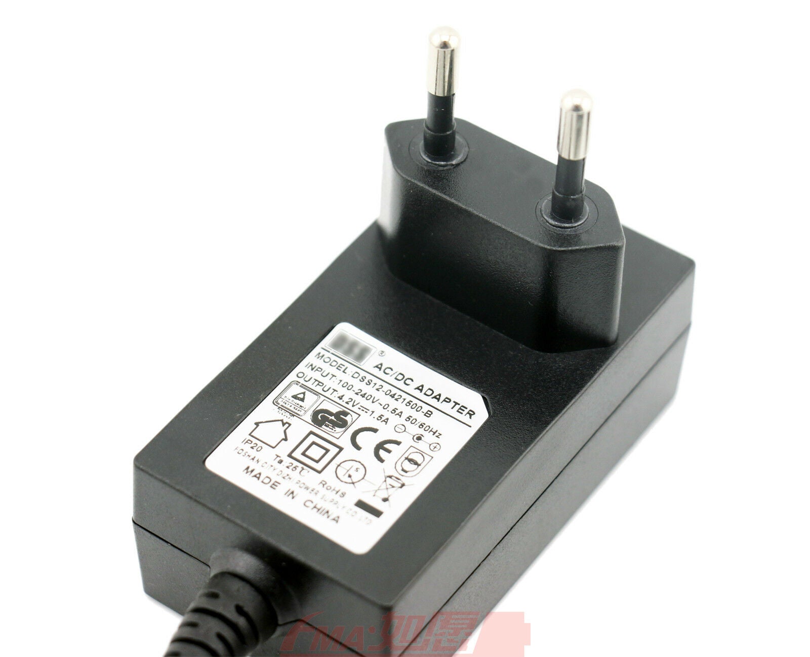 Intelligent Charger 4.2V 1.5A for 3.7V 3.6v Li-ion LiPo Battery CE SGS DC5521EUF