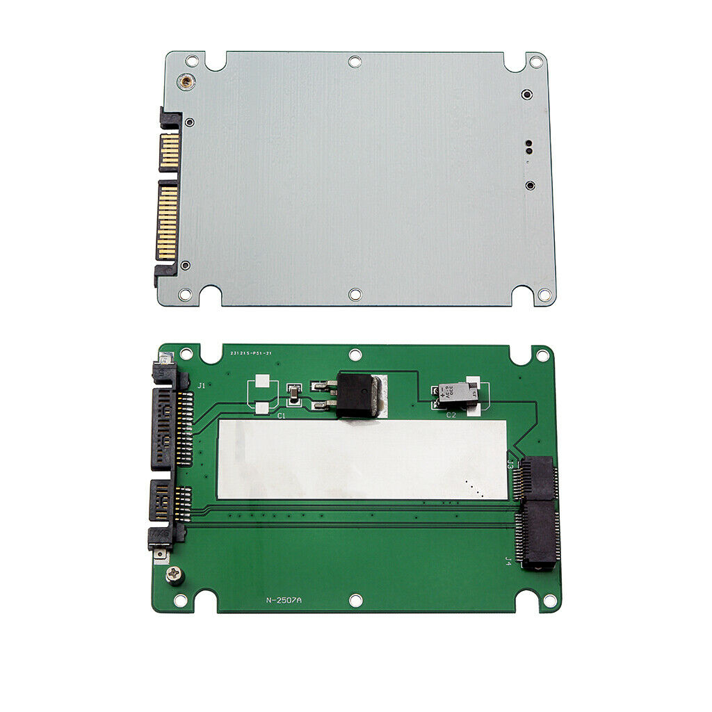 2.5" SATA 22pin to Macbook 2012 Retina Pro A1425 A1398 MC975 17+7pin SSD Case