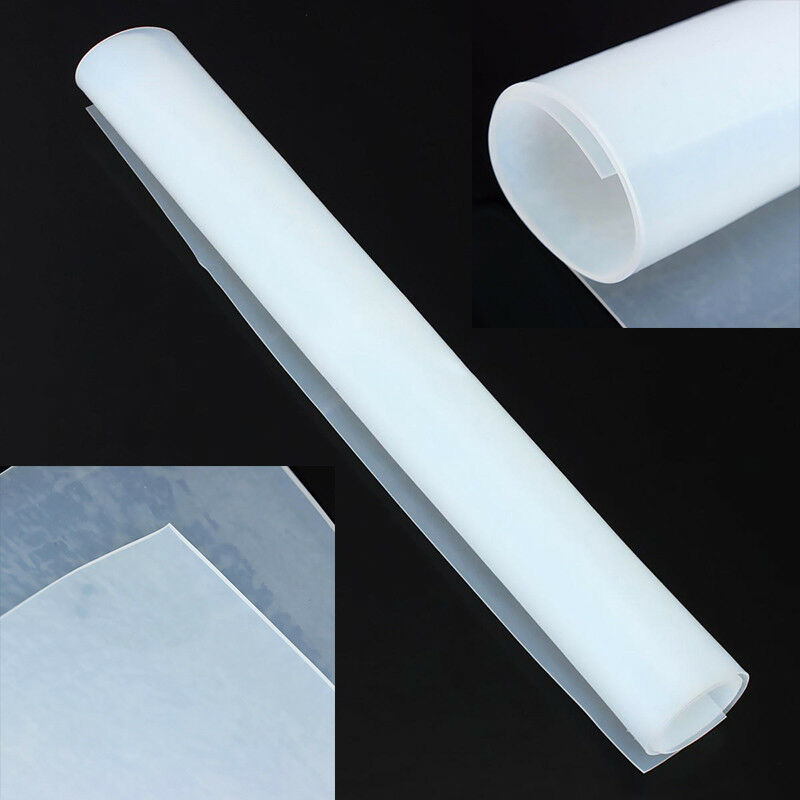 20"x20" 500x500mm 3mm Thicknes Silicone Rubber Sheet Plate Resist Mat High Temp