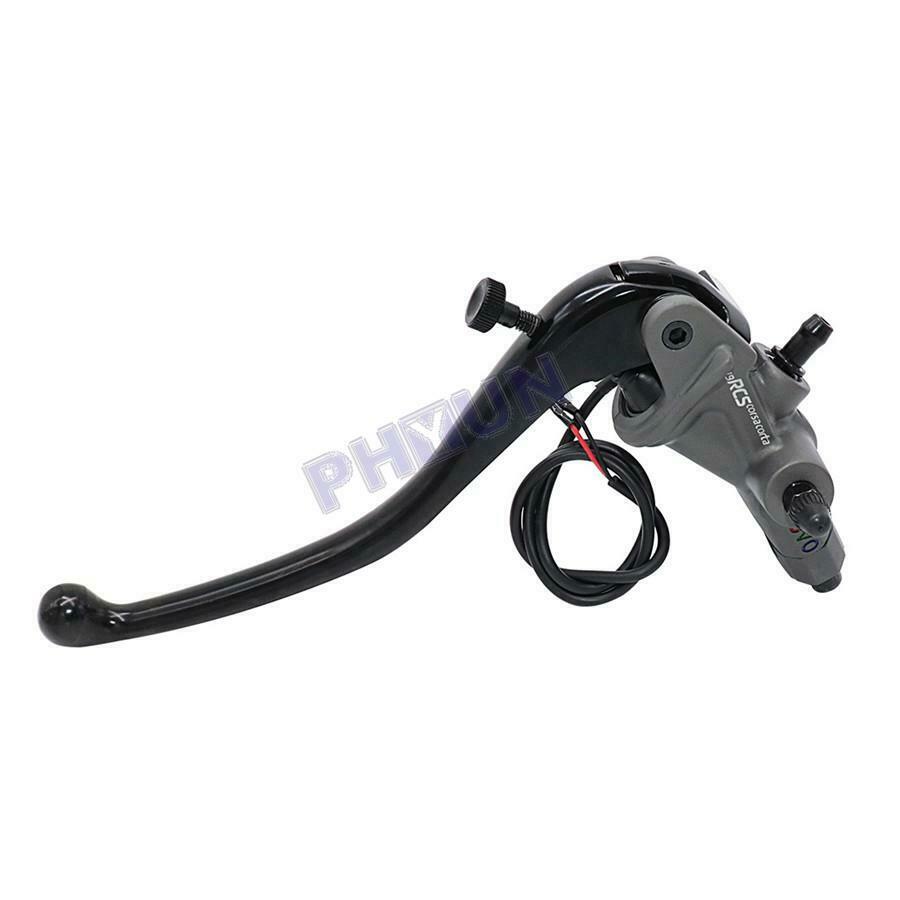 19 RCS CNC Motorcycle Left Brake Master Cylinder Cable Clutch Radial Brake Pump