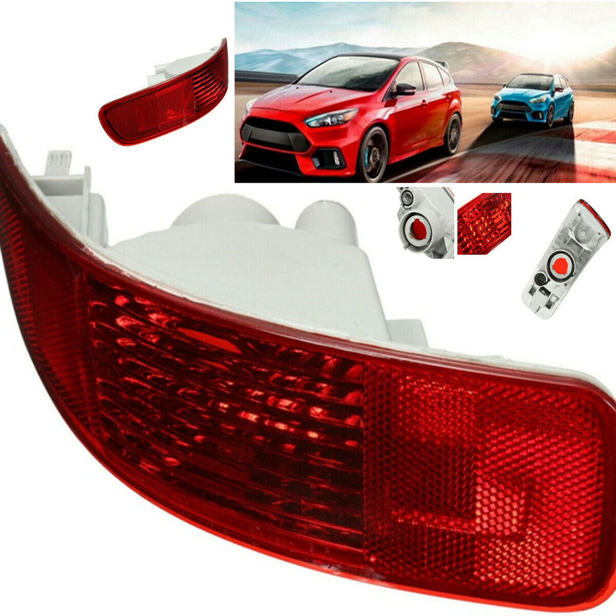 For Mitsubish Outlander Left Rear Tail Fog Light Bumper Side Marker Reflector
