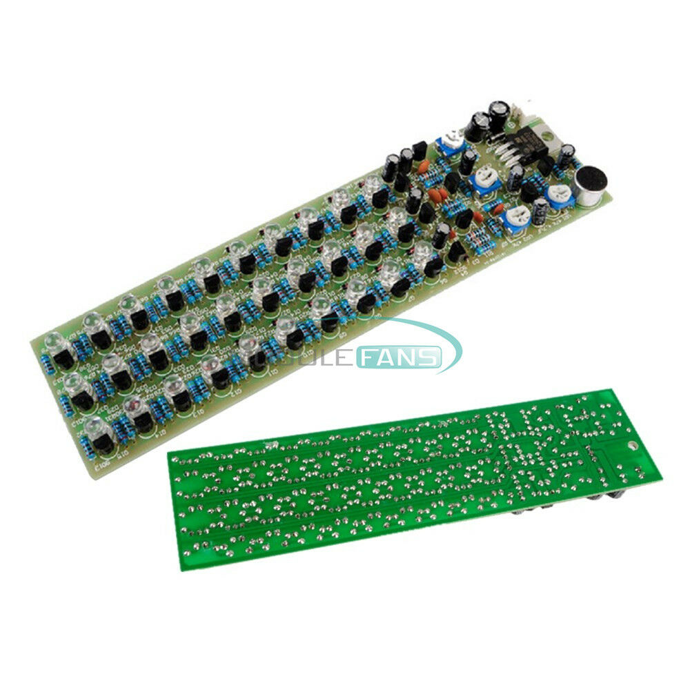 Red/Blue/Green LED Voice Control Level Indicating Electronic Production DIY Kit