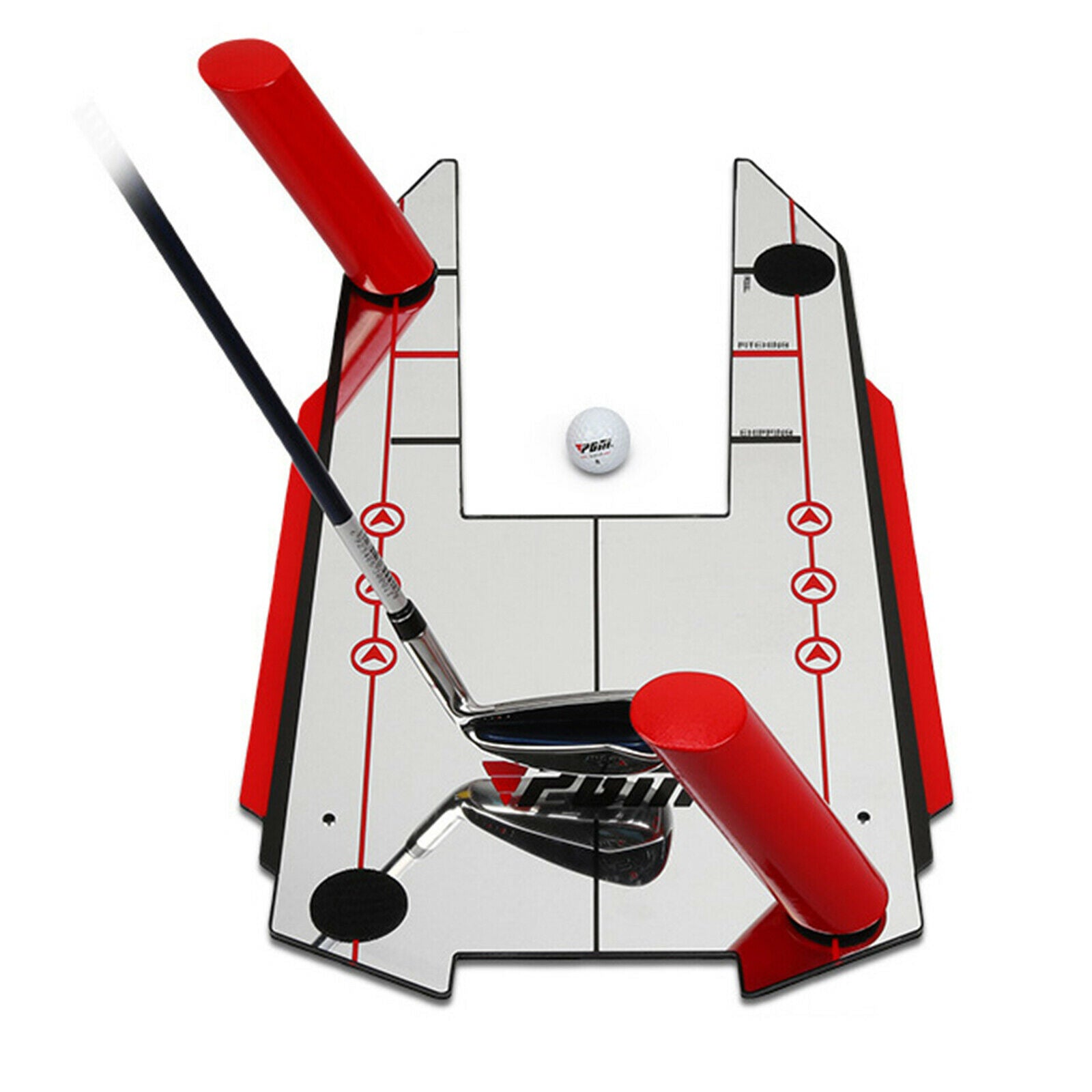 20x12Inch Portable Golf Putting Mirror Training Aid Putter Golf Accessories