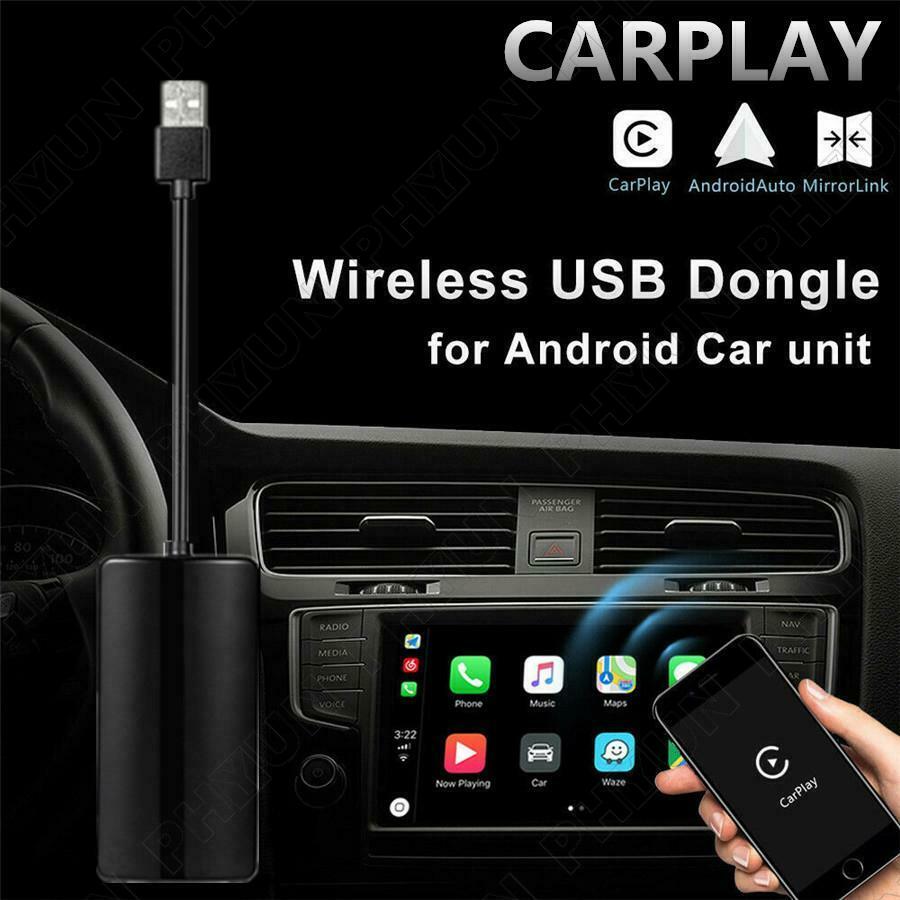 Wireless Android Auto Dongle For Android Stereo Radio Head Unit Player CarPlay
