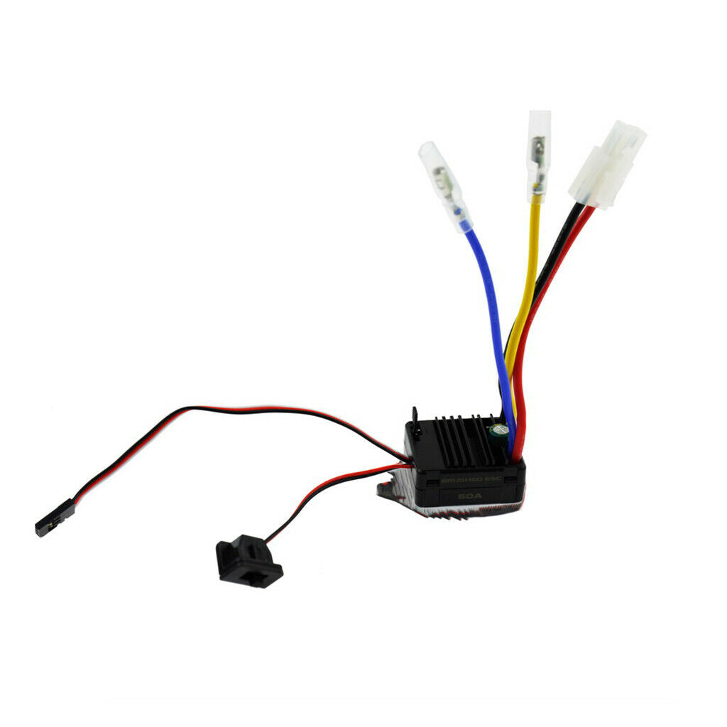 60A Brushed ESC Speed Controller for MN G500 MN86K RC Car Parts Replacement