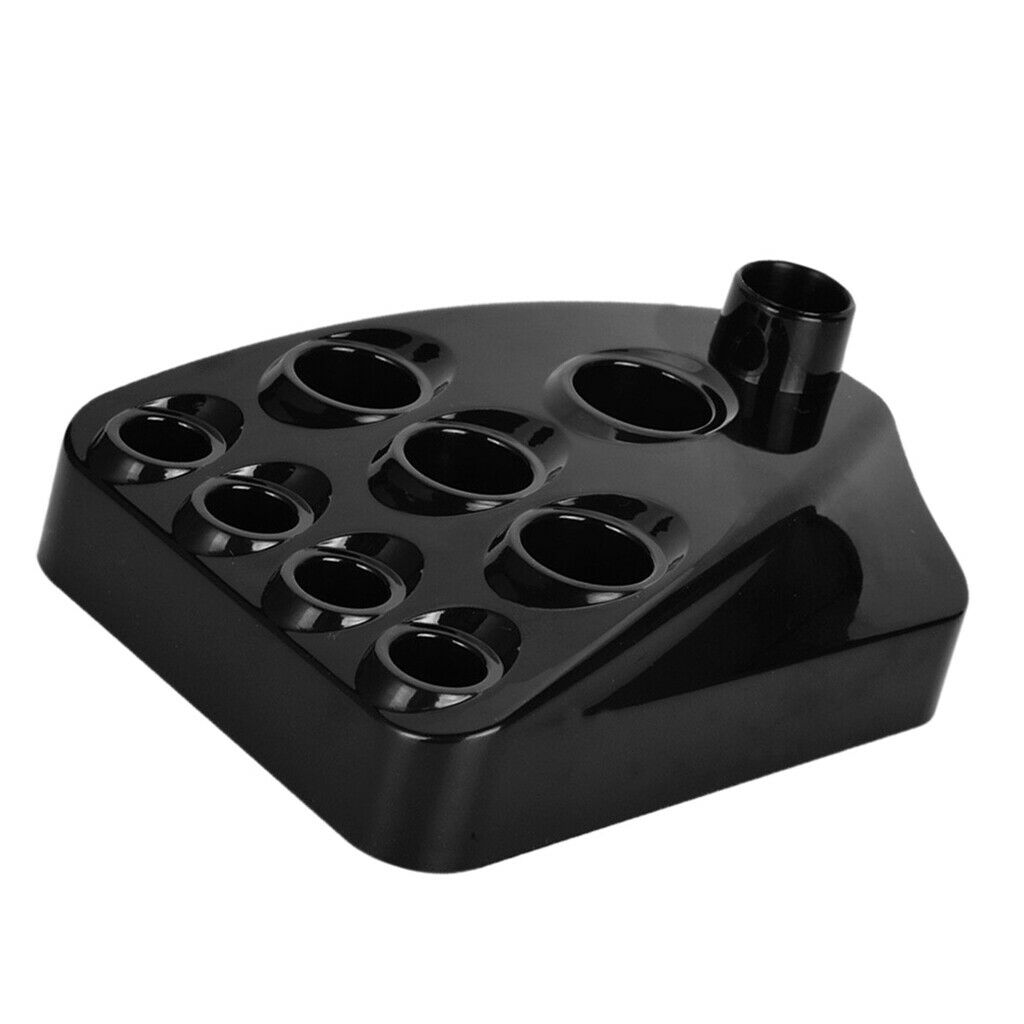 Plastic Tattoo Ink Cups Holder Rack 9 Holes Tattooing Pigment Caps Pen Stand