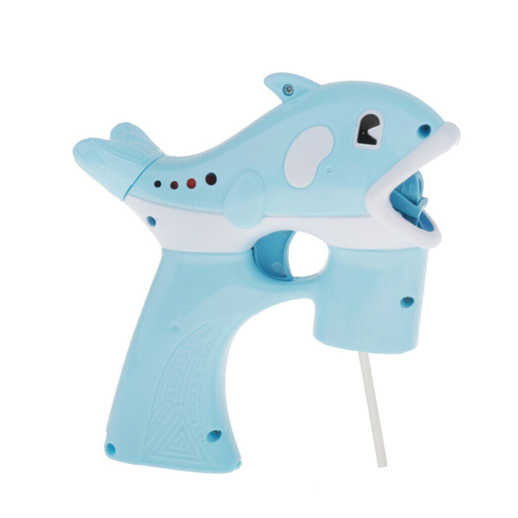 Cartoon Cute Kids Machine Gun Dolphin Electric Blower Toys Blue,Dolphin