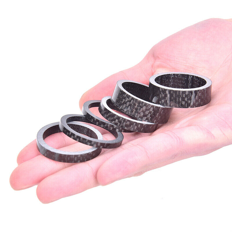 6pcs/set Carbon Fiber Bike Fork Headset Spacer 3mm 5mm 10mm for Bicyj3S1USSJCA