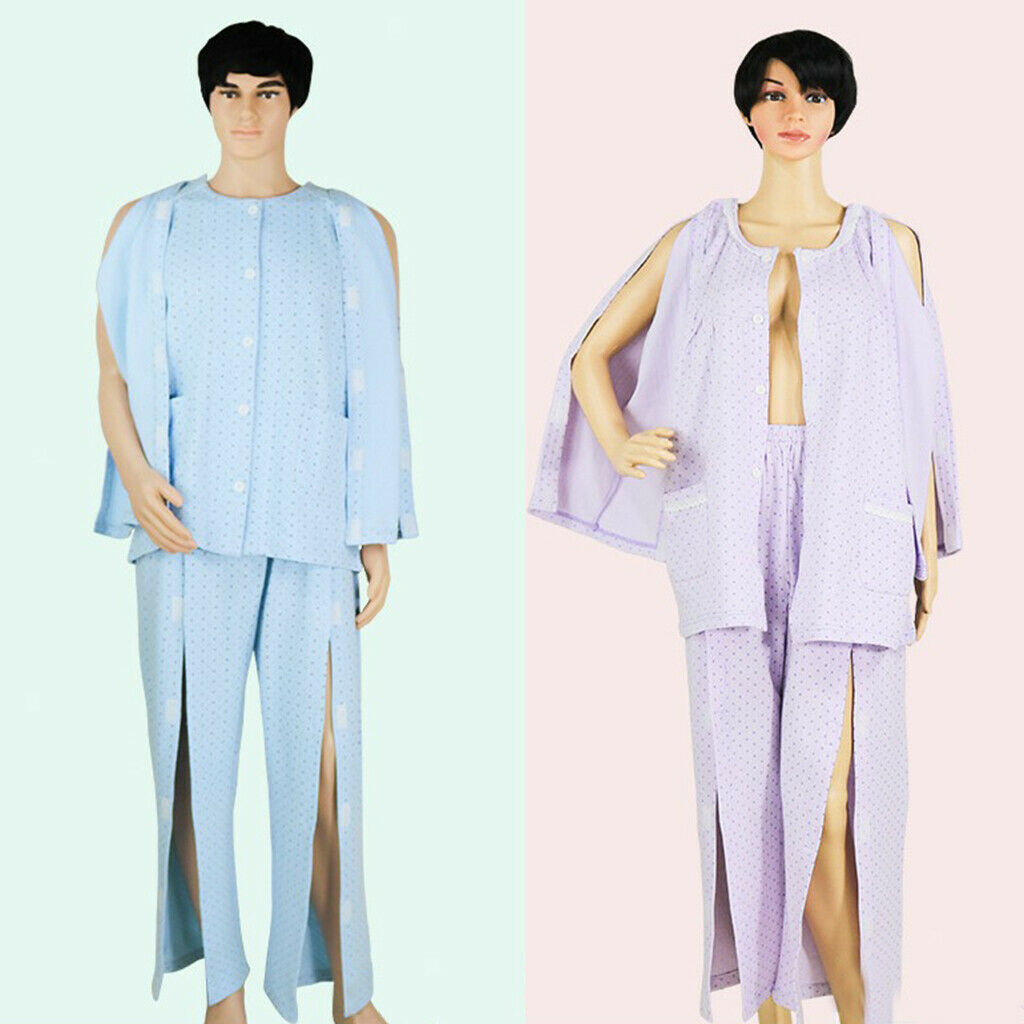 Women Cotton  Nursing Tops and Pants Clothes Easy to Wear Pink XL