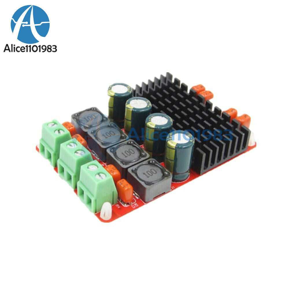 TPA3116 Dual Channel DC12V 24V Stereo 50WX2 BTL Mono 100W Audio Amplifier Board